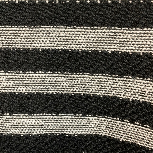 AMOUR VERT STRIPED NAVY SWEATER DRESS - Picture 3 of 8